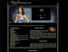 Tablet Screenshot of pokerevening.com